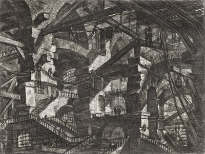 Carceri-serie, plaat XIV door Giovanni Battista Piranesi